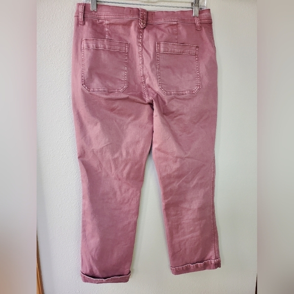 Lila Ryan Payton Chino Pants Mauve, Size 8 - Picture 5 of 5